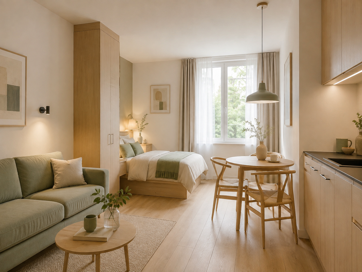 Helles, möbliertes Apartment